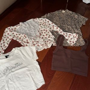 SUPER CHEAP BUNDLE OF BRANDY MELVILLE, ZARA AND GARAGE TOPS SO FLATTERING